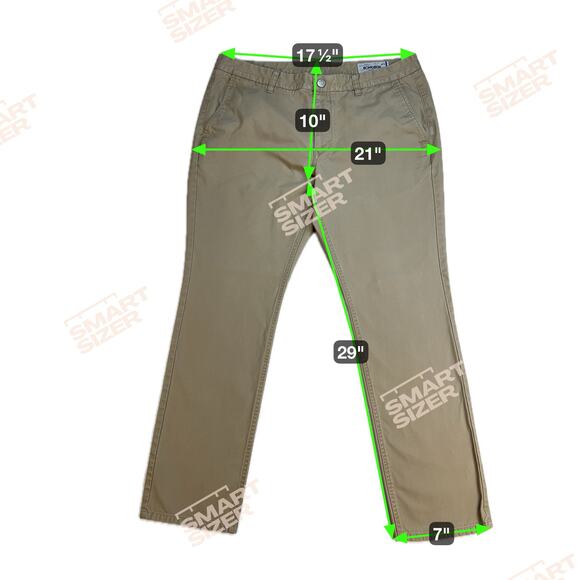 Bonobos Slim Tailored Washed Chino Pants Khaki Size 35x30 - Picture 5 of 10